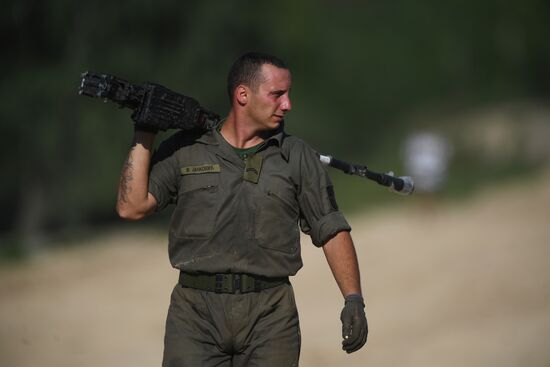 "Танковый биатлон-2018 ". Индивидуальная гонка. Первый этап 