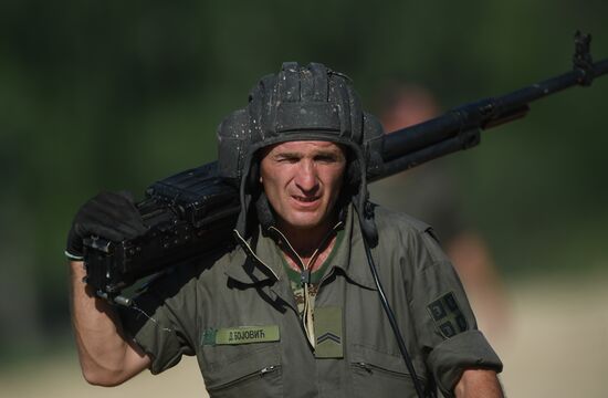 "Танковый биатлон-2018 ". Индивидуальная гонка. Первый этап 