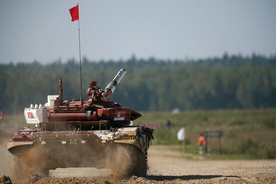 "Танковый биатлон-2018 ". Индивидуальная гонка. Первый этап 