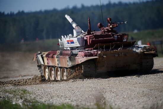 "Танковый биатлон-2018 ". Индивидуальная гонка. Первый этап 