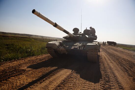 "Танковый биатлон-2018 ". Индивидуальная гонка. Первый этап 