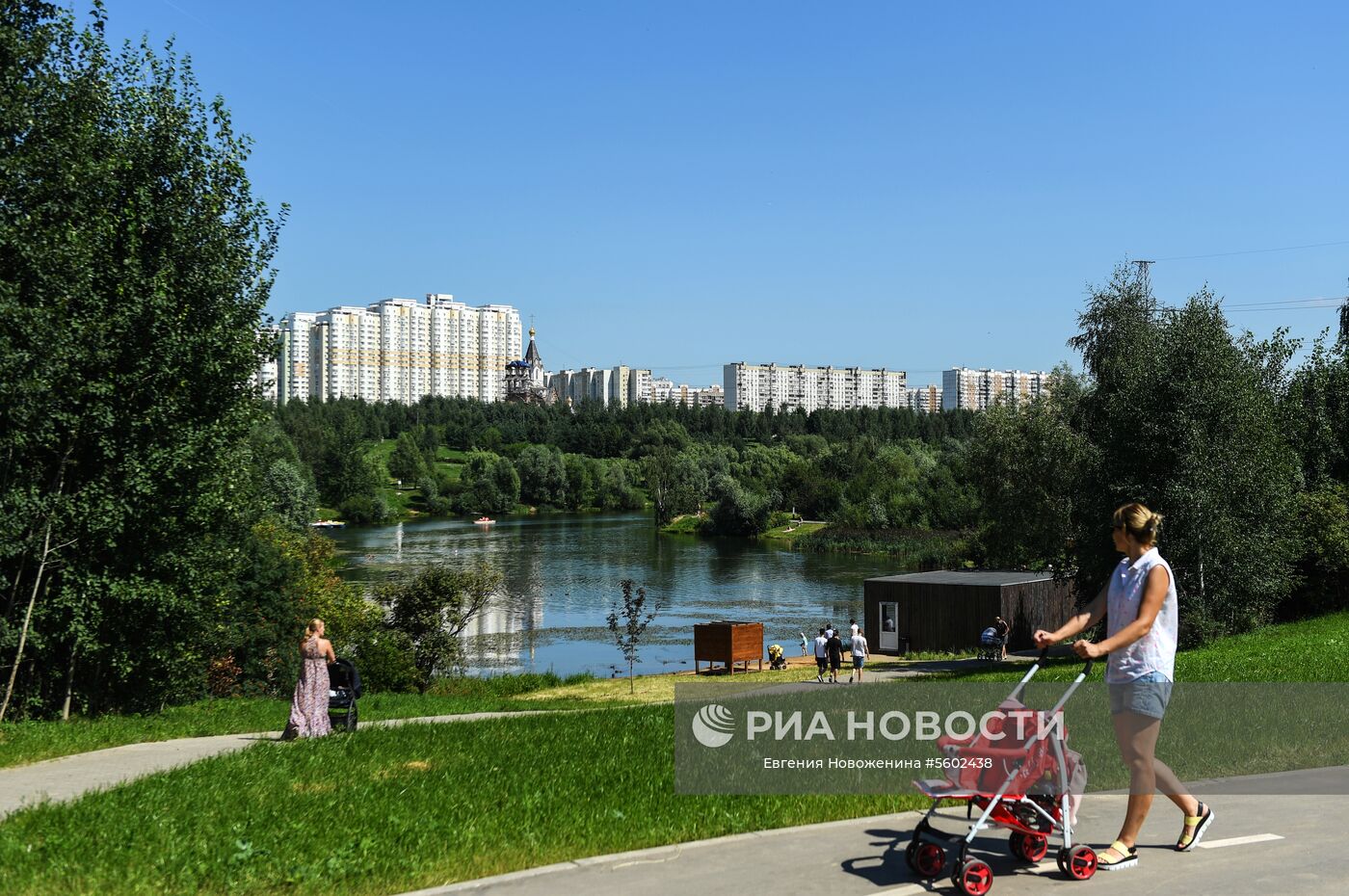 Дома в ландшафтном парке митино