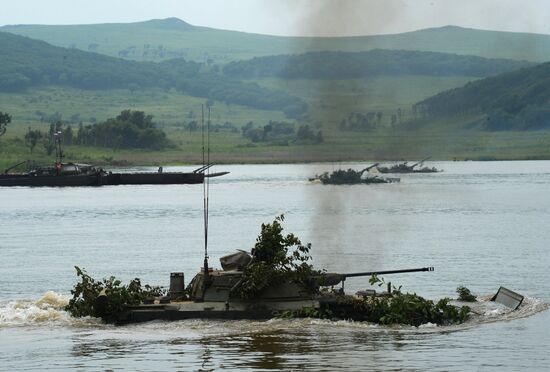Военные учения в Приморском крае
