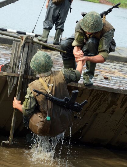 Военные учения в Приморском крае