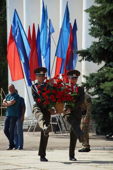 Праздничные мероприятия ко Дню ВДВ в Луганске