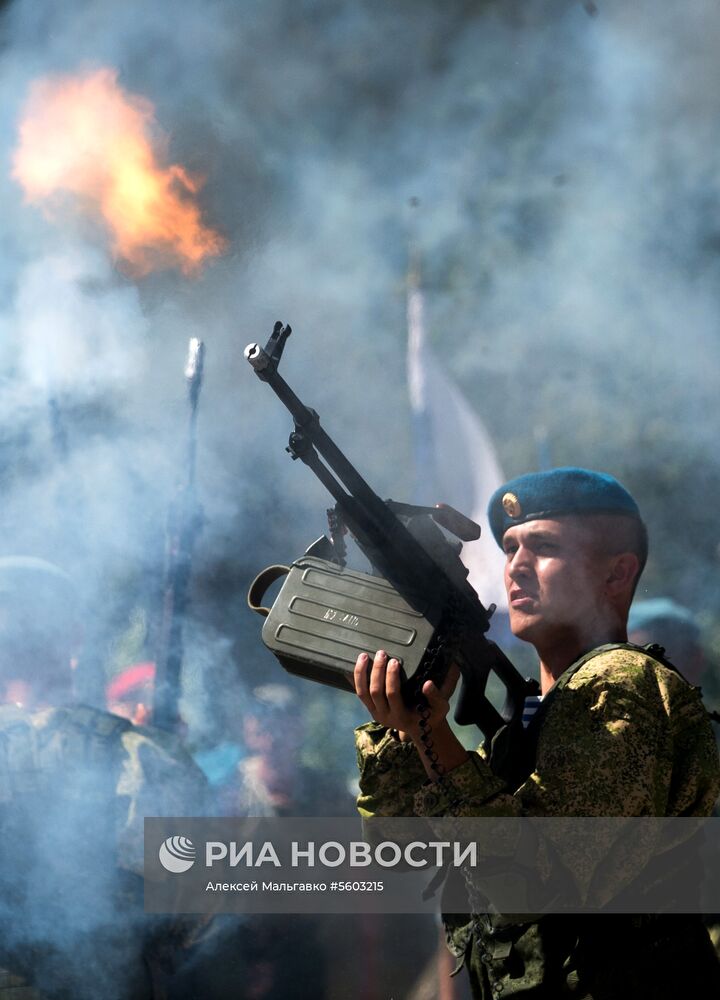 Празднование Дня ВДВ в регионах России 