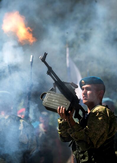 Празднование Дня ВДВ в регионах России 