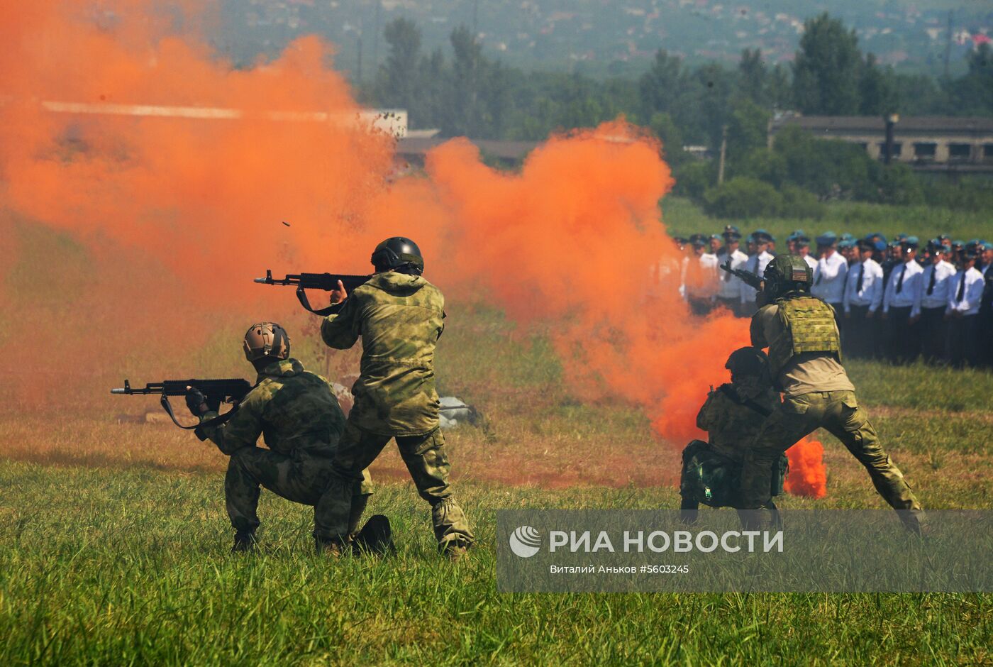 Празднование Дня ВДВ в регионах России  