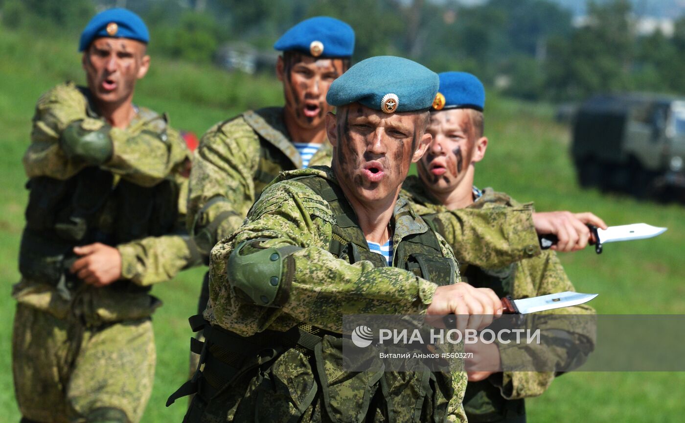 Празднование Дня ВДВ в регионах России  