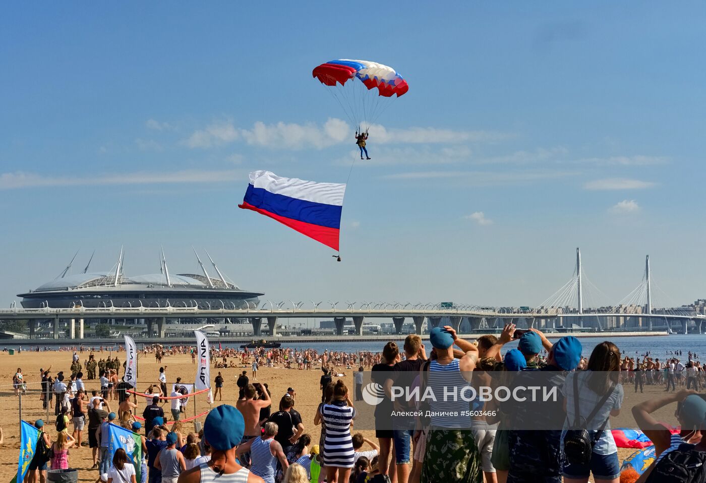 Празднование Дня ВДВ в регионах России  