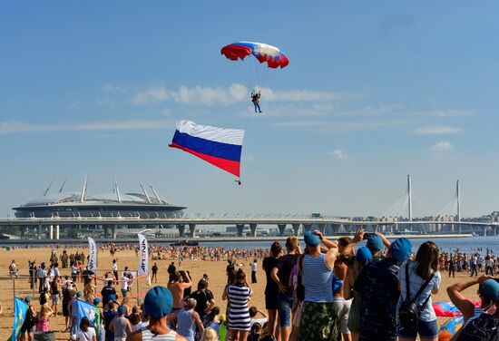 Празднование Дня ВДВ в регионах России  