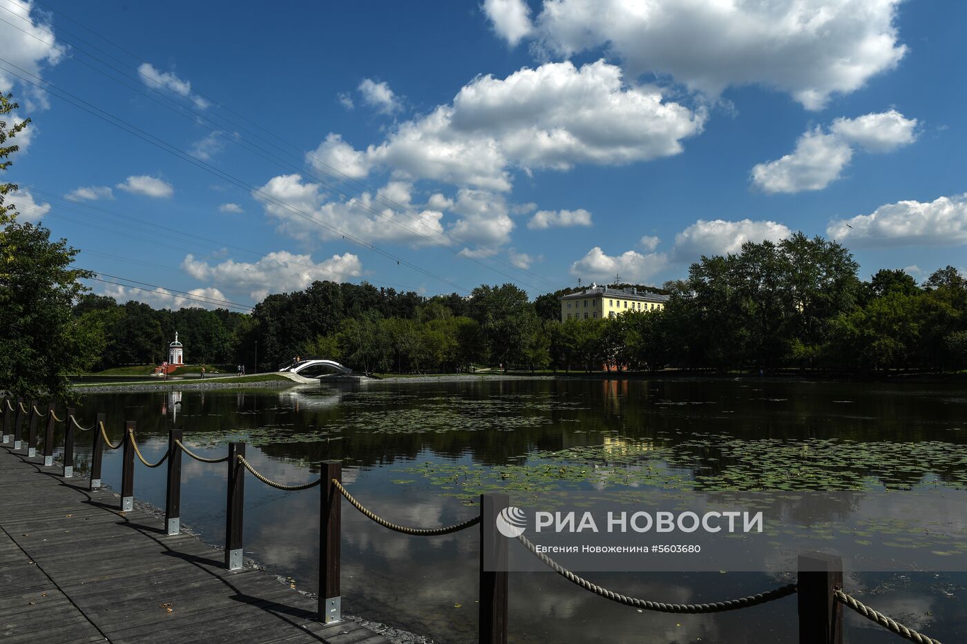 Благоустройство в парке "Усадьба Михалково"