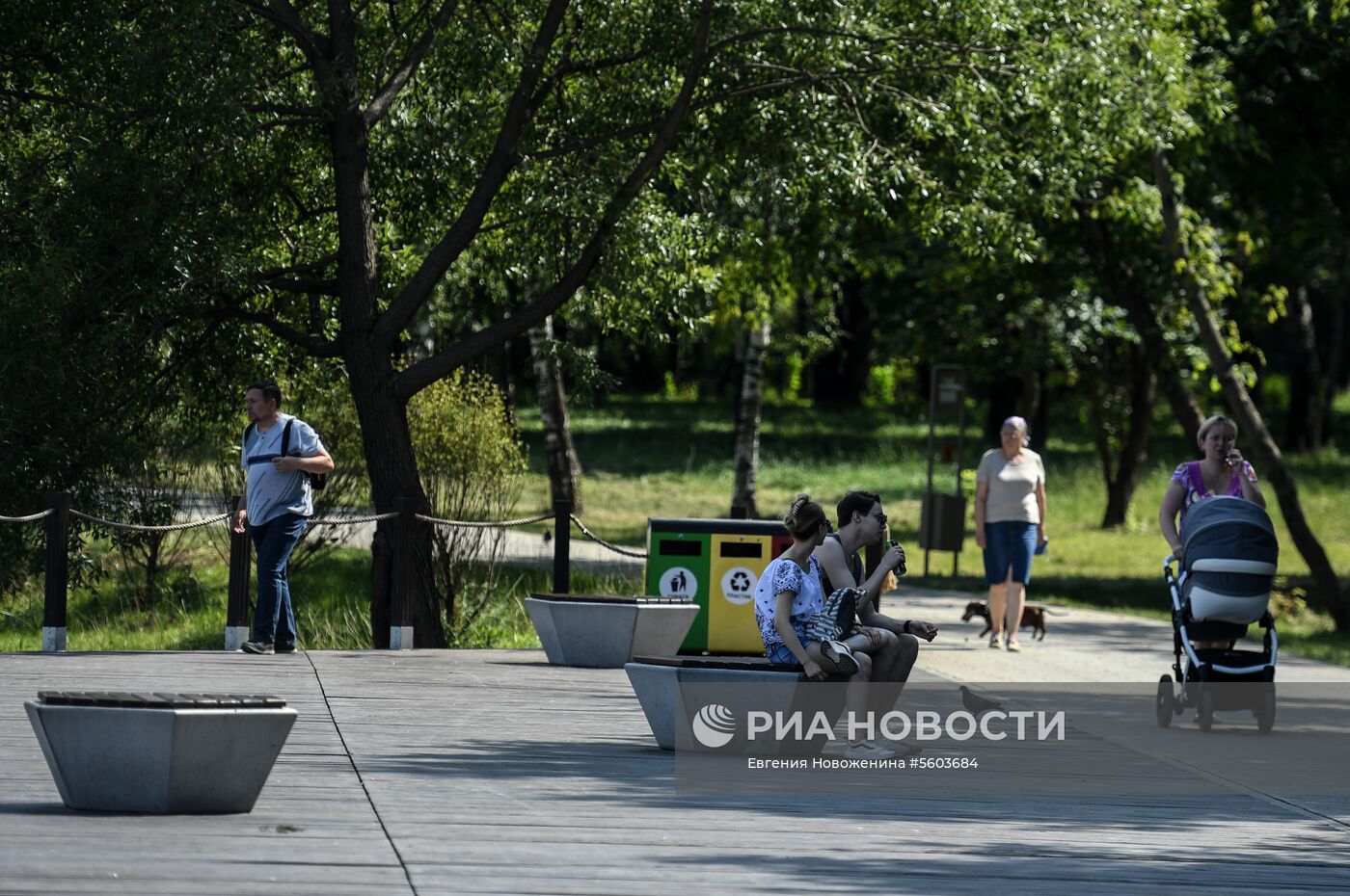 Благоустройство в парке "Усадьба Михалково"