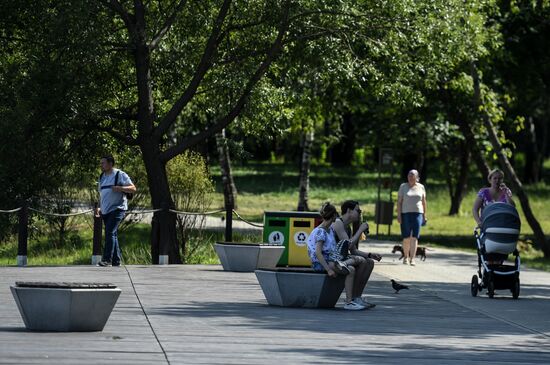 Благоустройство в парке "Усадьба Михалково"