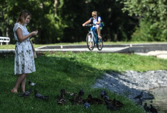 Благоустройство в парке "Усадьба Михалково"