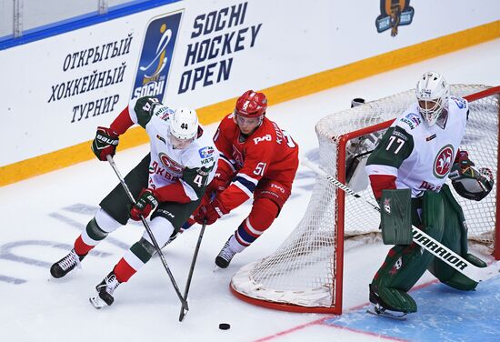 Хоккей. Sochi Hockey Open. Матч "Локомотив" – "Ак Барс"