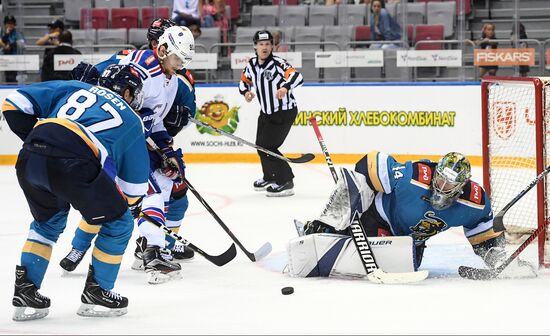 Хоккей. Sochi Hockey Open. Матч "Сочи" – СКА