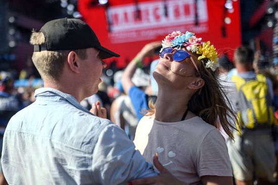 Закрытие фестиваля "Нашествие"
