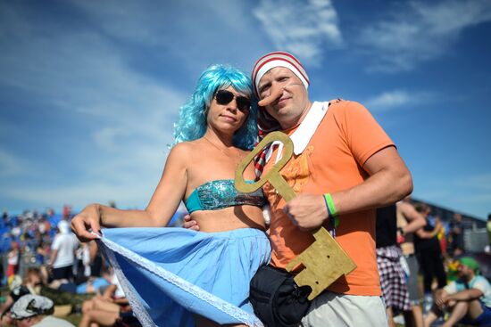 Закрытие фестиваля "Нашествие"