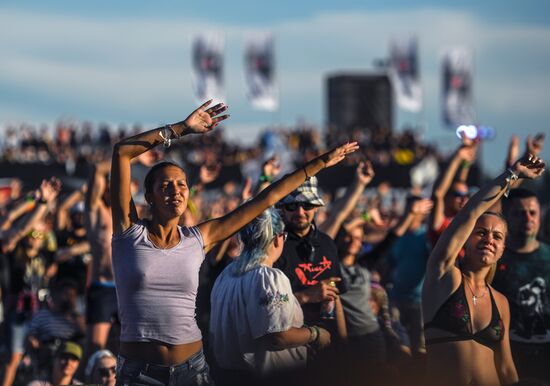 Закрытие фестиваля "Нашествие"