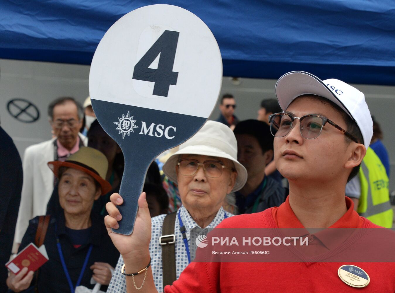 Прибытие суперлайнера MSC Splendida во Владивосток 