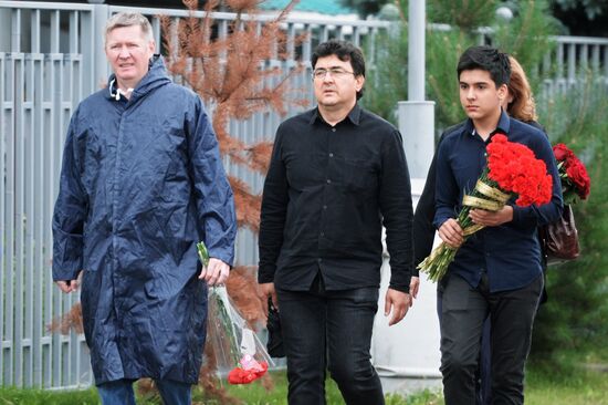 Прощание с убитыми в ЦАР журналистами