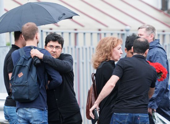 Прощание с убитыми в ЦАР журналистами