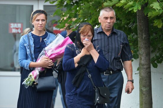 Прощание с убитыми в ЦАР журналистами