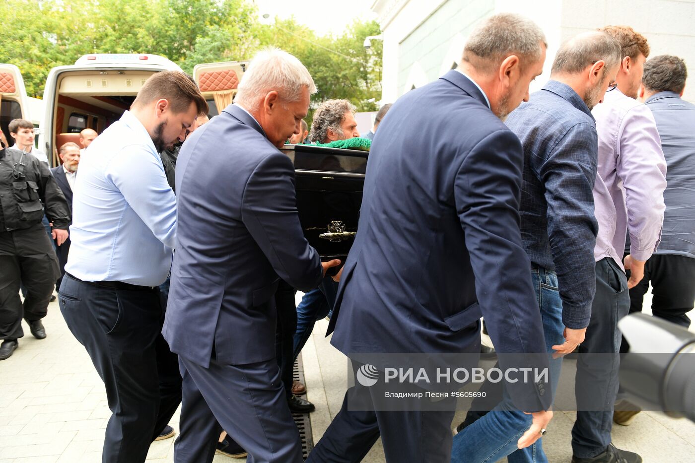 Прощание с убитыми в ЦАР журналистами