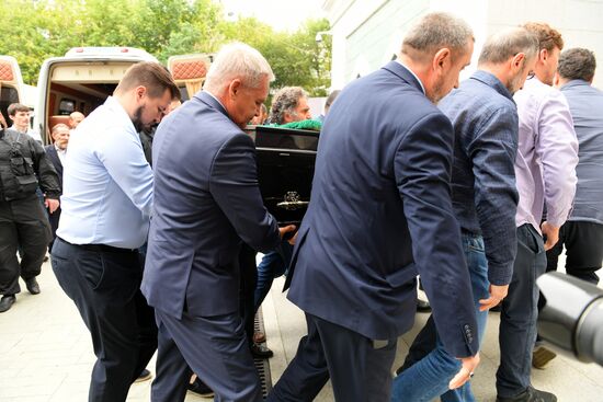 Прощание с убитыми в ЦАР журналистами  