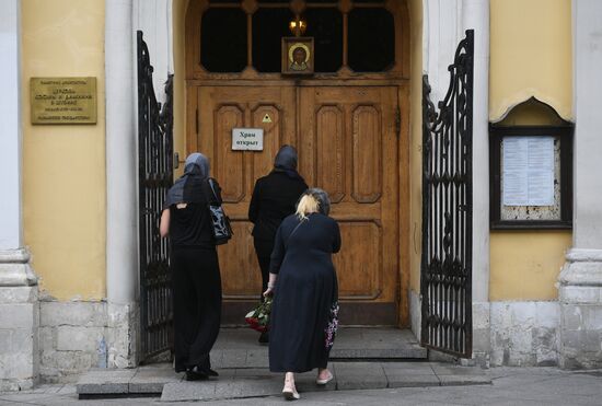 Прощание с убитыми в ЦАР журналистами  