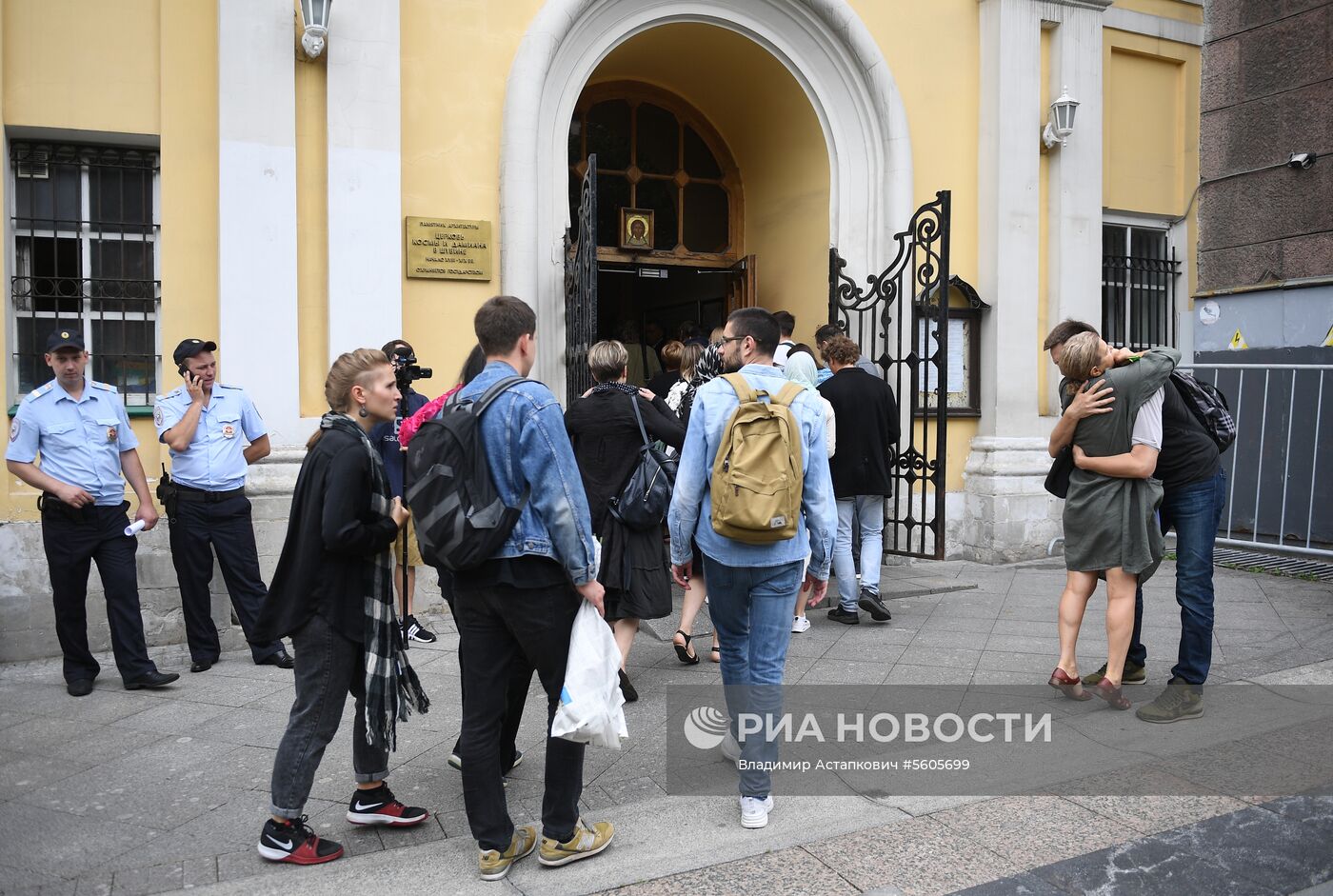 Прощание с убитыми в ЦАР журналистами