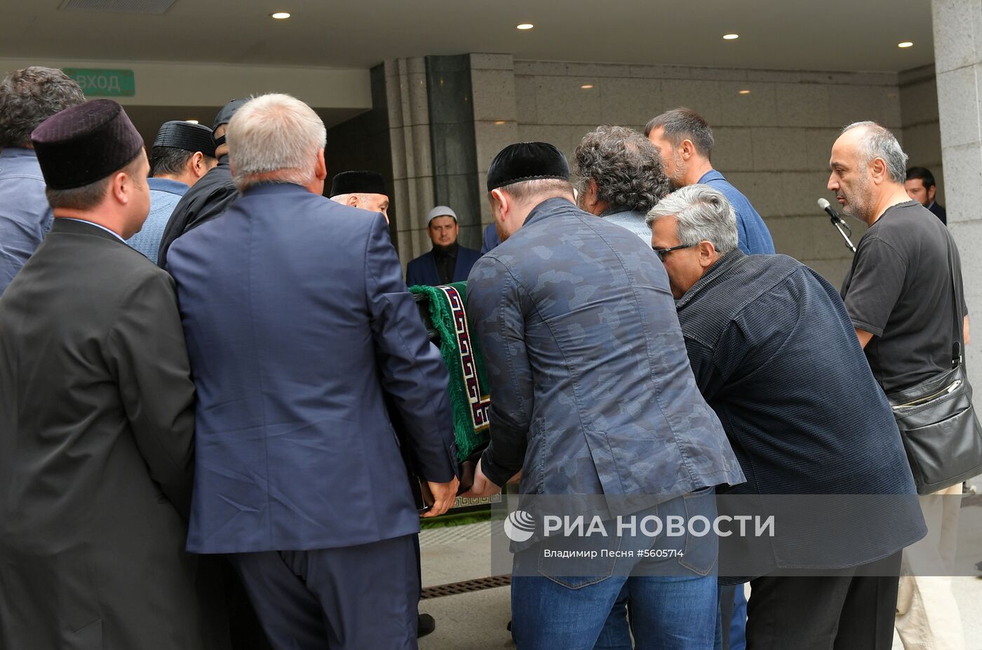 Прощание с убитыми в ЦАР журналистами