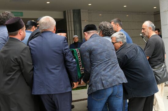 Прощание с убитыми в ЦАР журналистами  