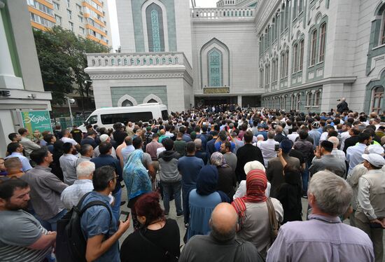 Прощание с убитыми в ЦАР журналистами  