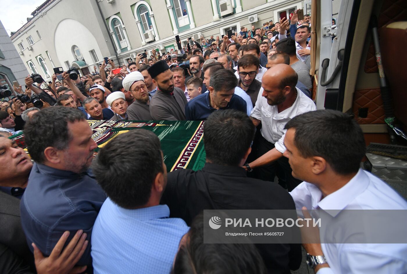 Прощание с убитыми в ЦАР журналистами