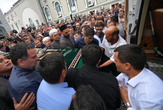 Прощание с убитыми в ЦАР журналистами  