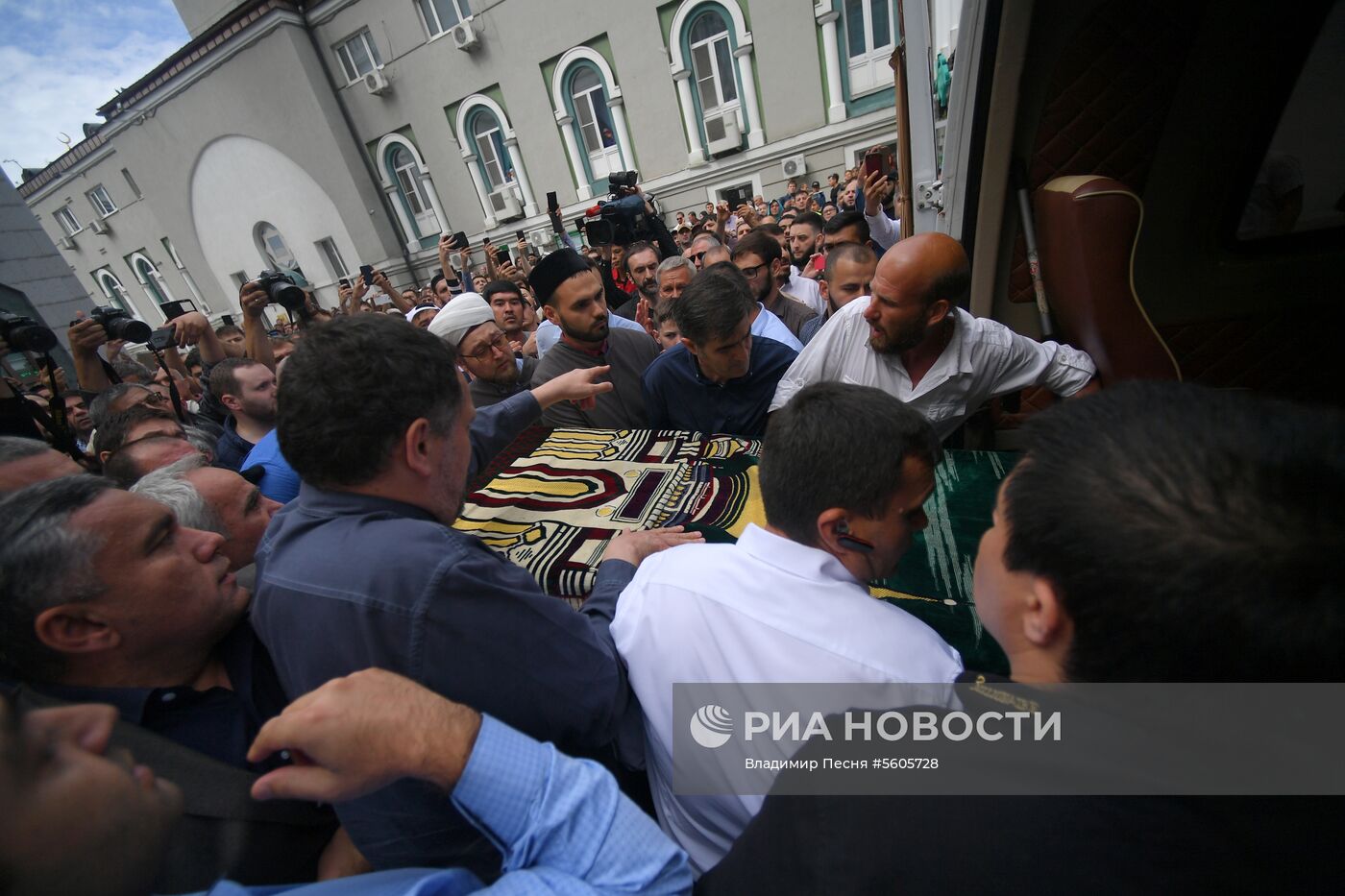 Прощание с убитыми в ЦАР журналистами