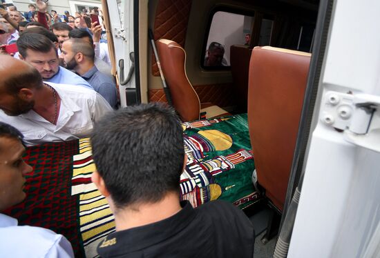 Прощание с убитыми в ЦАР журналистами  