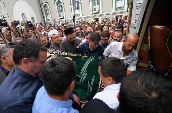 Прощание с убитыми в ЦАР журналистами  