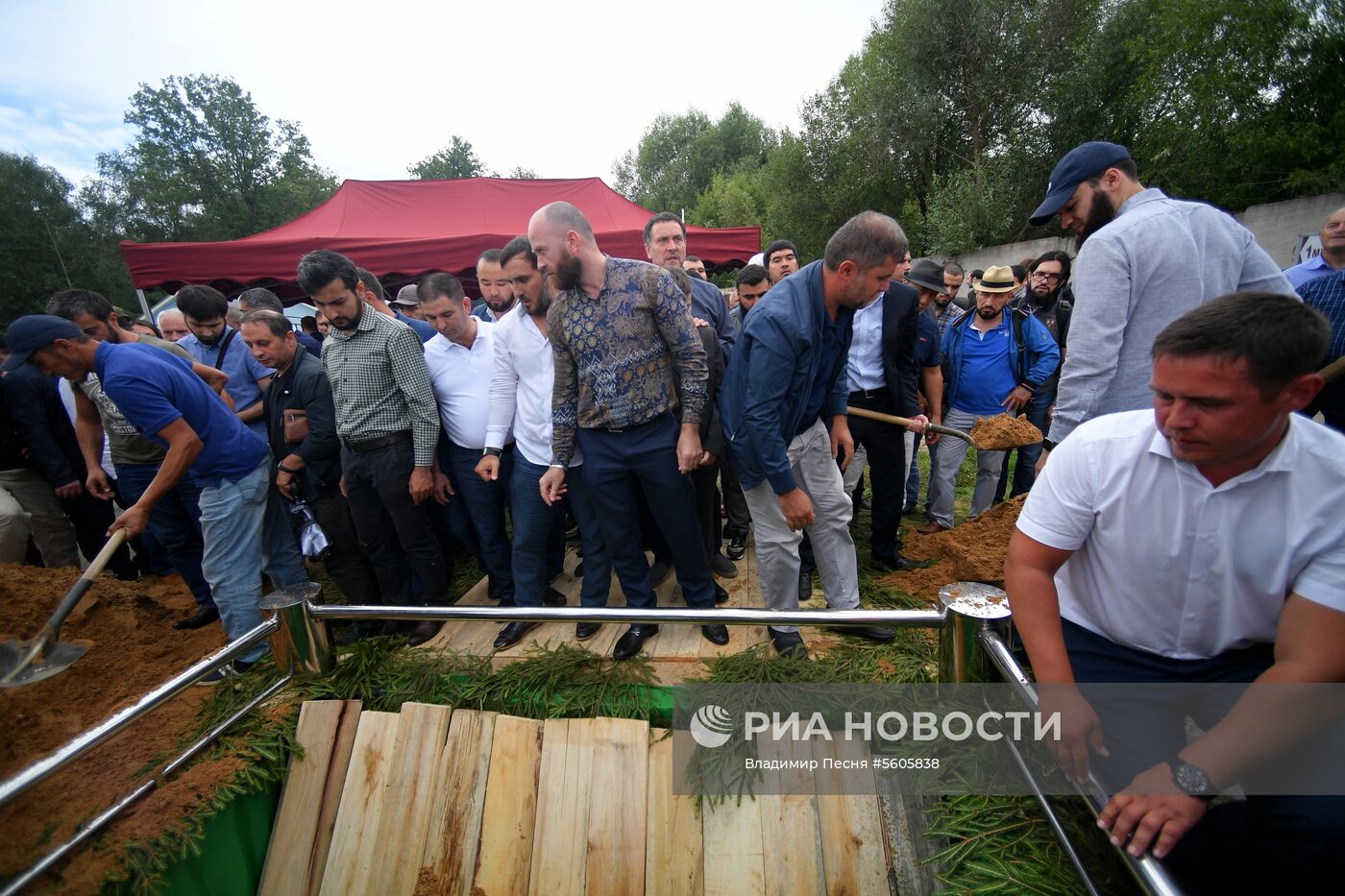 Прощание с убитыми в ЦАР журналистами