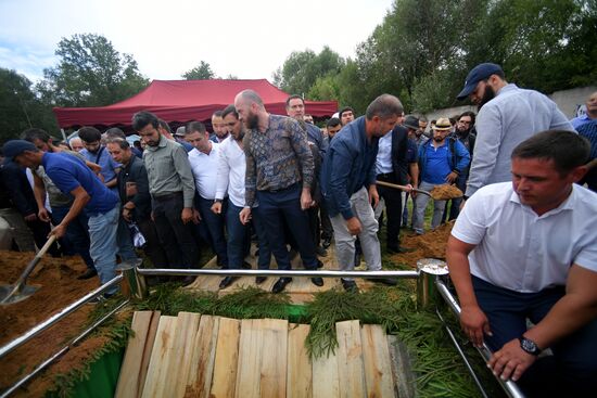 Прощание с убитыми в ЦАР журналистами  