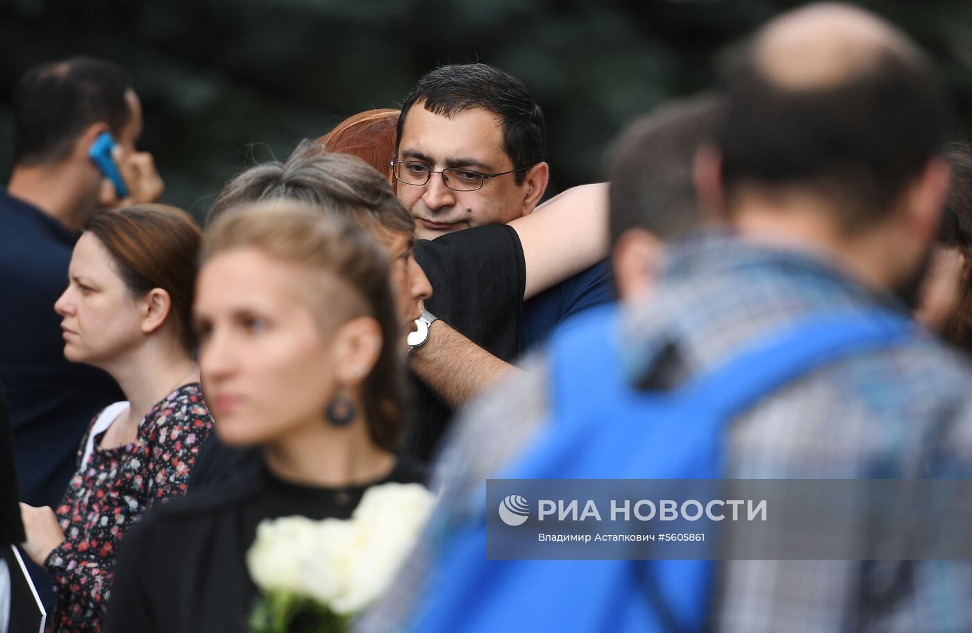 Прощание с убитыми в ЦАР журналистами