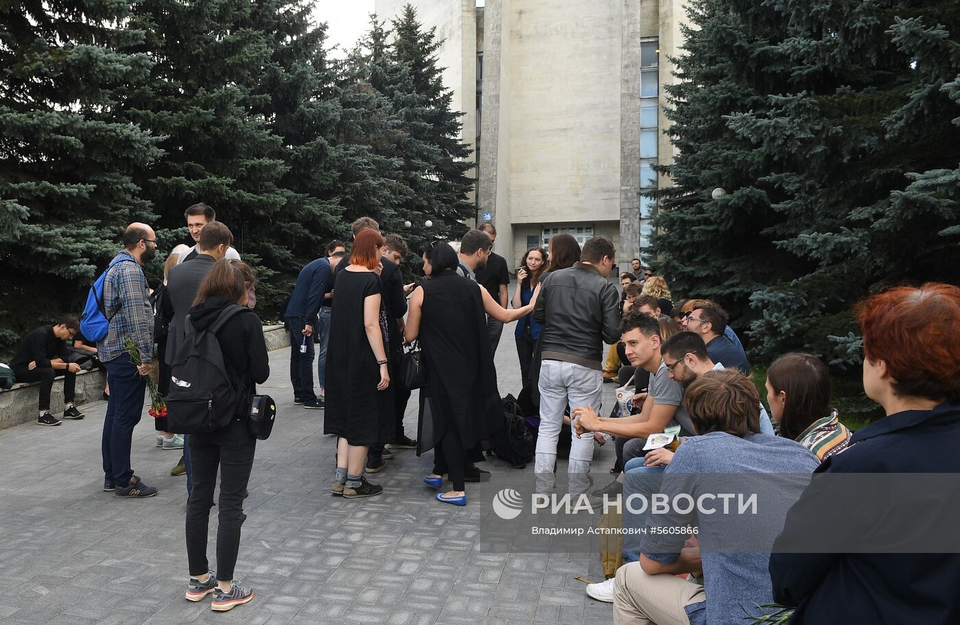 Прощание с убитыми в ЦАР журналистами