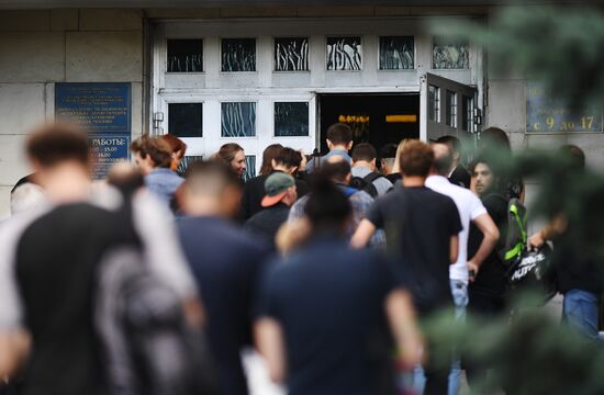 Прощание с убитыми в ЦАР журналистами  