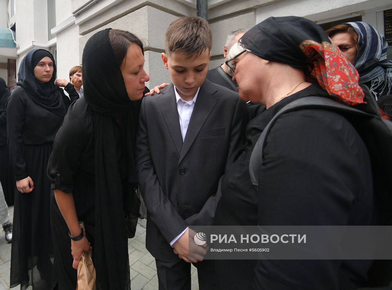 Прощание с убитыми в ЦАР журналистами