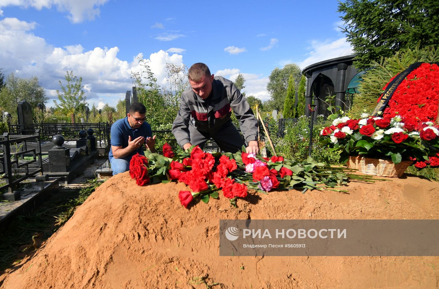 Прощание с убитыми в ЦАР журналистами