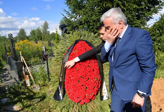 Прощание с убитыми в ЦАР журналистами  