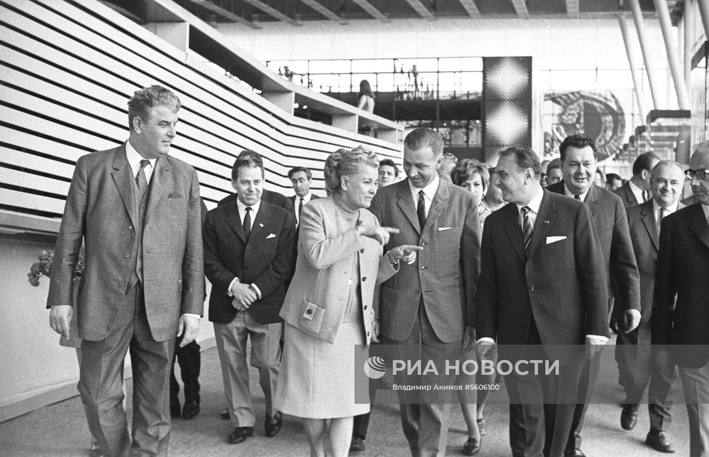 Министр культуры СССР Е. А. Фурцева