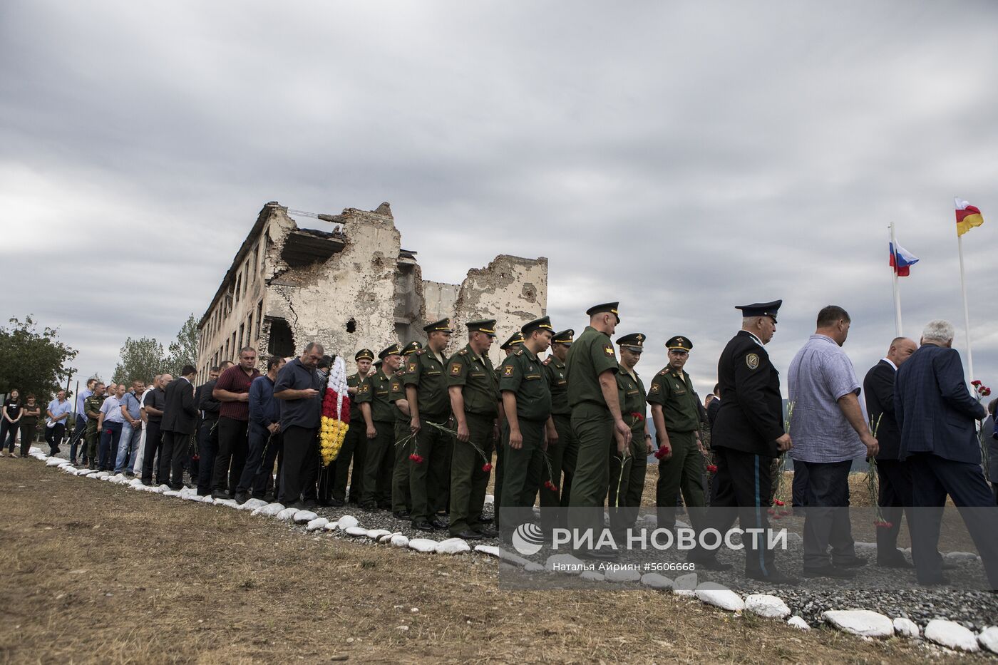Траурные мероприятия в Абхазии и Ю. Осетии в память о погибших в конфликте с Грузией